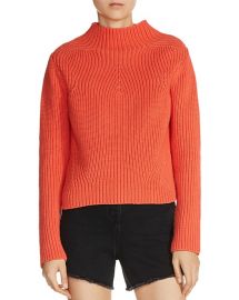 Metal Mock Neck Sweater at Bloomingdales